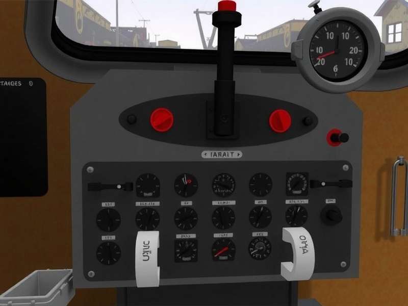 Detailed train controls in Indian Rail Sim Adventure Indian Rail Sim Adventure train controls