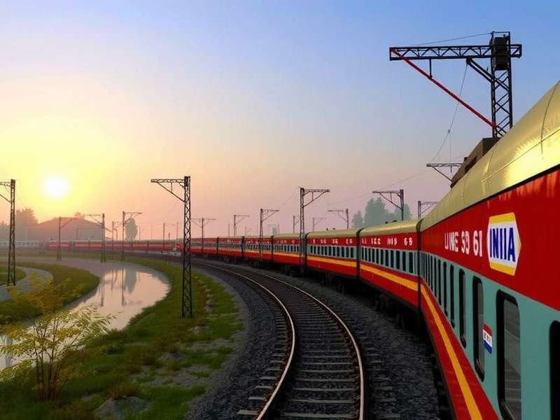 Beautiful Indian landscapes in Indian Rail Sim Adventure Indian Rail Sim Adventure scenery